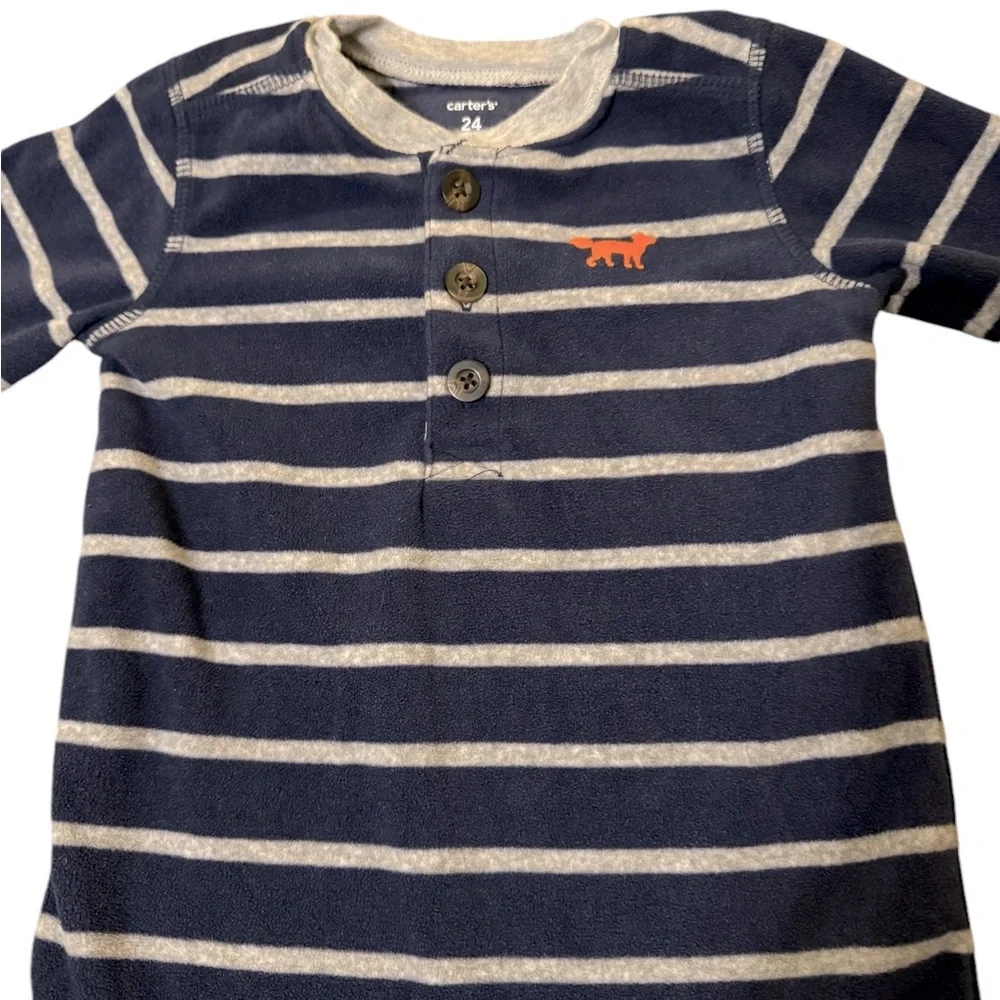 Carter’s Fleece One Piece - Picture 3 of 4